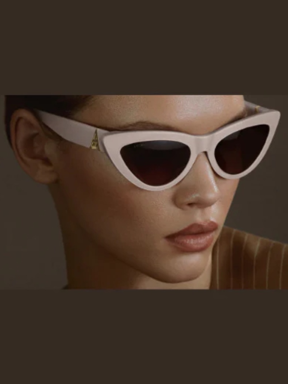 Aspinal of London - Athena Sunglasses in Ivory - Cat Eye